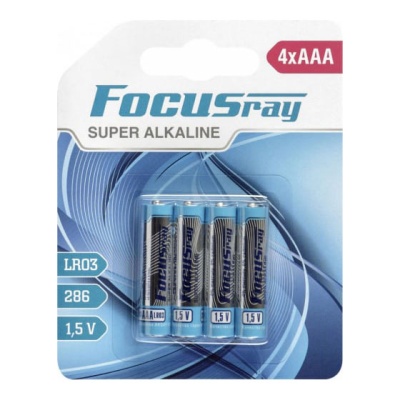 FOCUSray SUPER ALKALINE LR03/BL4  4/48/576 (554996